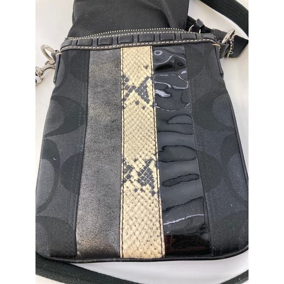 COACH 10266 SIGNATURE CANVAS MULTI PRINT SMALL CROSSBODY BAG - Picture 3 of 16